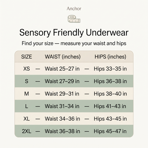 Anchor Sensory Friendly Underwear